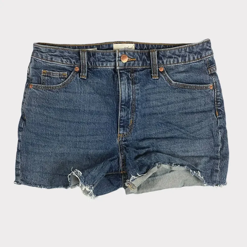 Universal Thread Womens 8 29R Blue Denim Jean Shorts